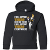 I Will Support Everywhere Lsu Tigers T Shirts