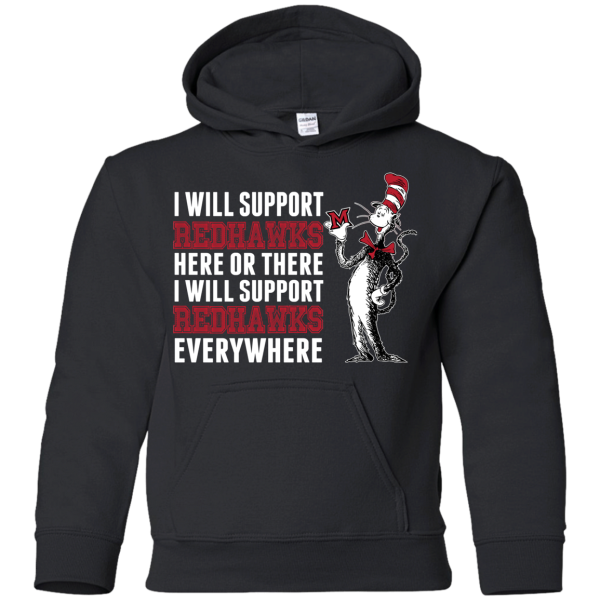 I Will Support Everywhere Miami Redhawks T Shirts