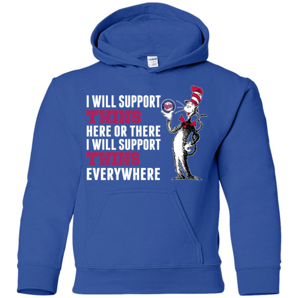 I Will Support Everywhere Minnesota Twins T Shirts