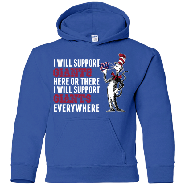 I Will Support Everywhere New York Giants T Shirts