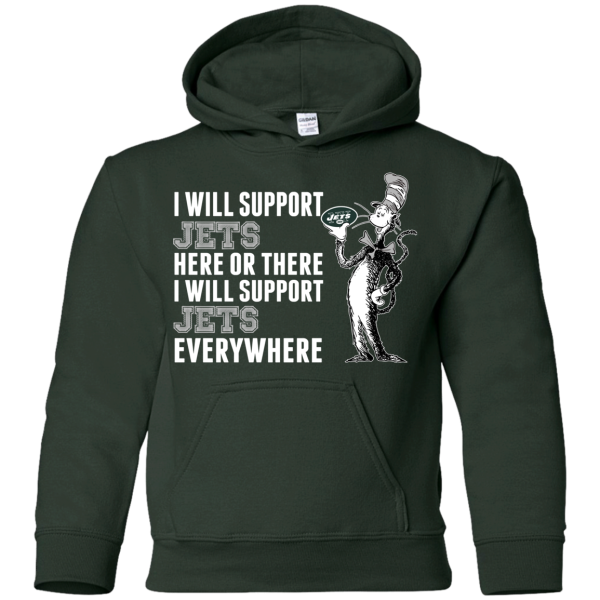 I Will Support Everywhere New York Jets T Shirts