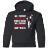 I Will Support Everywhere Northern Illinois Huskies T Shirts