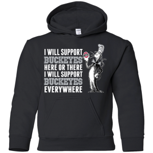 I Will Support Everywhere Ohio State Buckeyes T Shirts