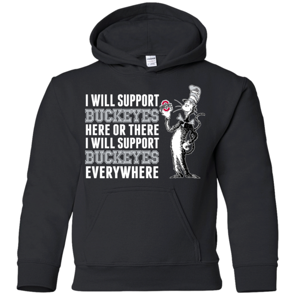 I Will Support Everywhere Ohio State Buckeyes T Shirts