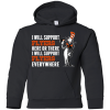 I Will Support Everywhere Philadelphia Flyers T Shirts