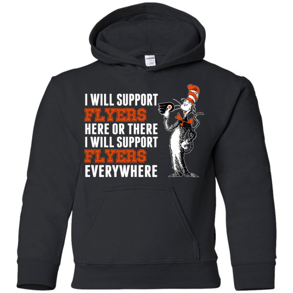 I Will Support Everywhere Philadelphia Flyers T Shirts
