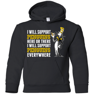 I Will Support Everywhere Pittsburgh Penguins T Shirts