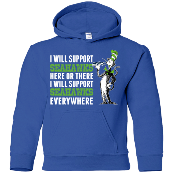 I Will Support Everywhere Seattle Seahawks T Shirts