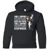 I Will Support Everywhere Tennessee Volunteers T Shirts