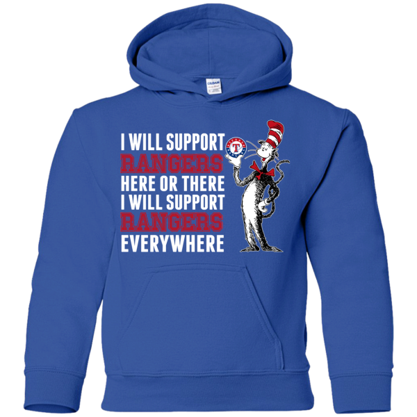 I Will Support Everywhere Texas Rangers T Shirts