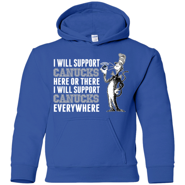 I Will Support Everywhere Vancouver Canucks T Shirts
