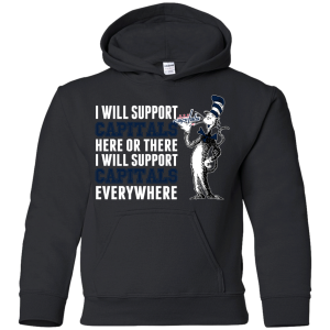 I Will Support Everywhere Washington Capitals T Shirts