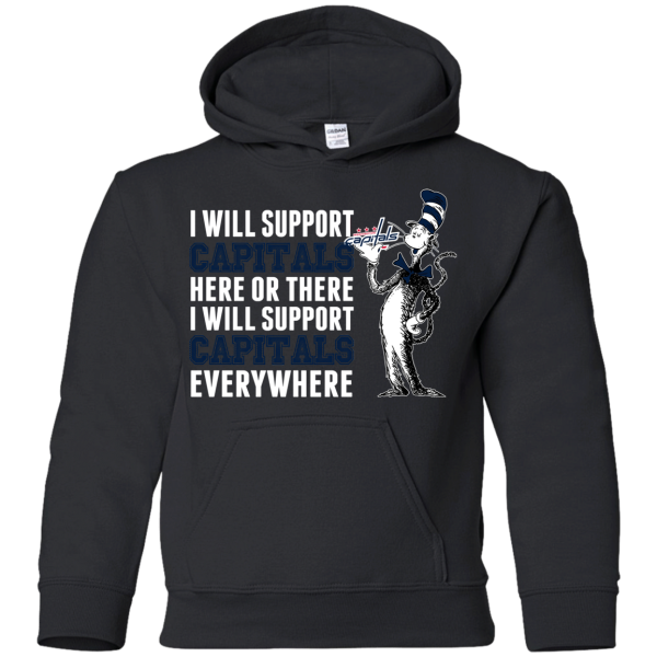 I Will Support Everywhere Washington Capitals T Shirts
