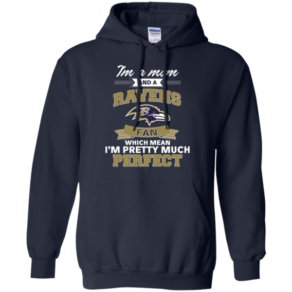 I'M A Mom And A Baltimore Ravens Fan T Shirt