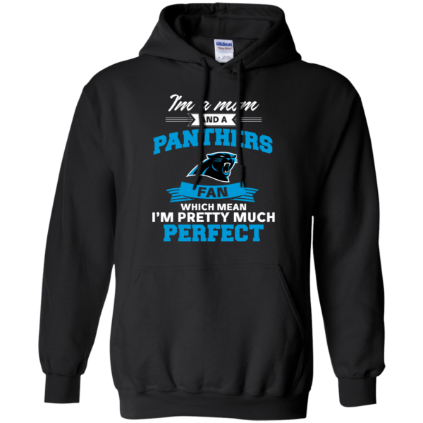 I'M A Mom And A Carolina Panthers Fan T Shirt