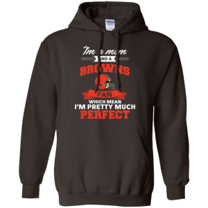 I'M A Mom And A Cleveland Browns Fan T Shirt