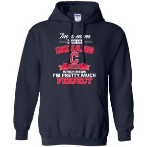 I'M A Mom And A Cleveland Indians Fan T Shirt