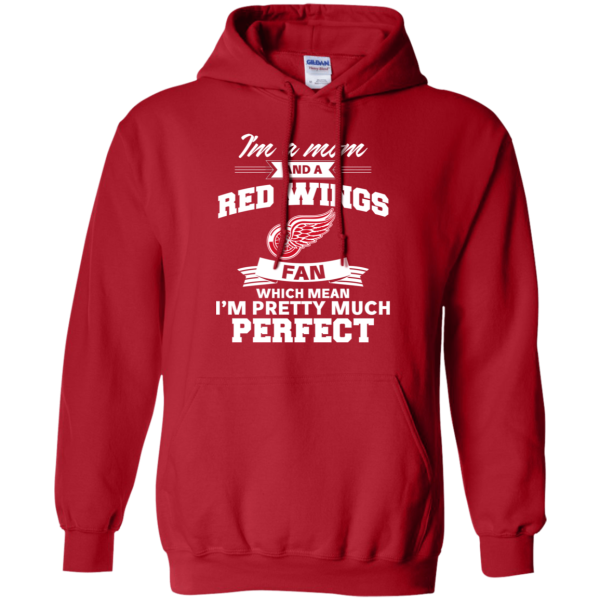 I'M A Mom And A Detroit Red Wings Fan T Shirt