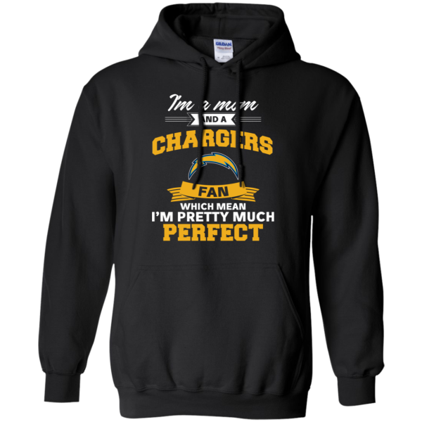 I'M A Mom And A Los Angeles Chargers Fan T Shirt