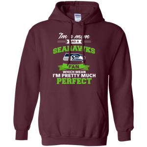 I'M A Mom And A Seattle Seahawks Fan T Shirt