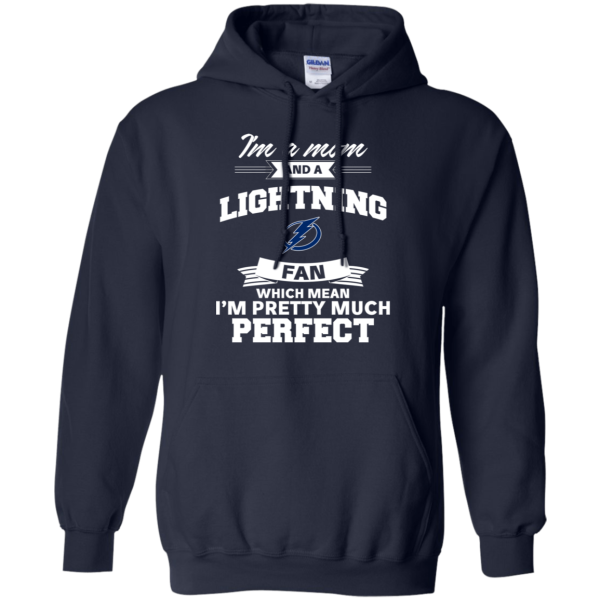 I'M A Mom And A Tampa Bay Lightning Fan T Shirt