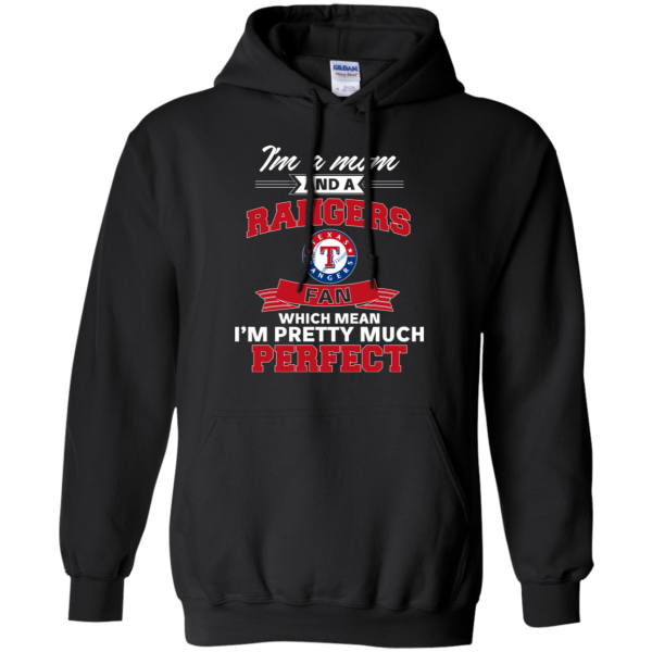 I'M A Mom And A Texas Rangers Fan T Shirt