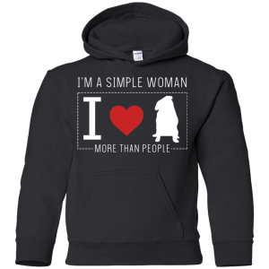 I'M A Simple Woman - Pug T Shirts