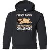 I'M Not Angry I'M Happiness Challenged Pug T Shirts