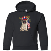 Independence Day Pug T Shirts