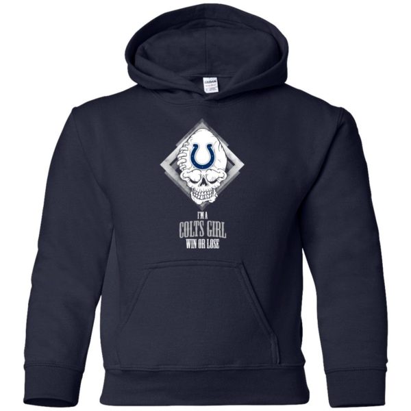 Indianapolis Colts Girl Win Or Lose T Shirts