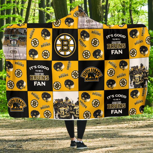 It'S Good To Be A Boston Bruins Fan Hooded Blanket