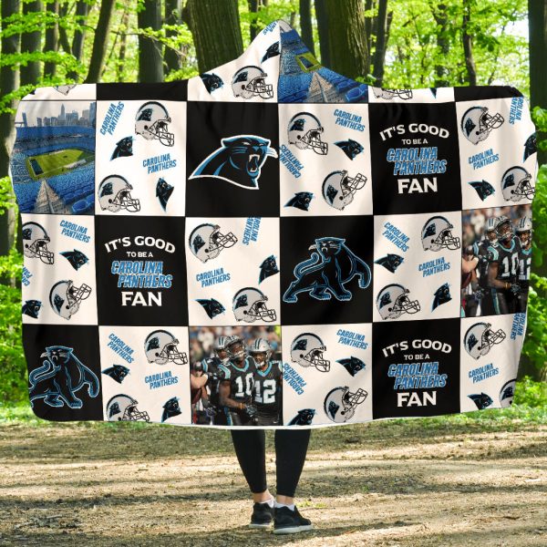 It'S Good To Be A Carolina Panthers Fan Hooded Blanket