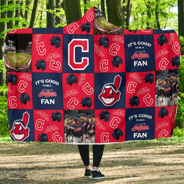 It'S Good To Be A Cleveland Indians Fan Hooded Blanket