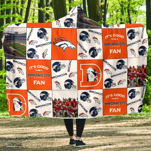 It'S Good To Be A Denver Broncos Fan Hooded Blanket