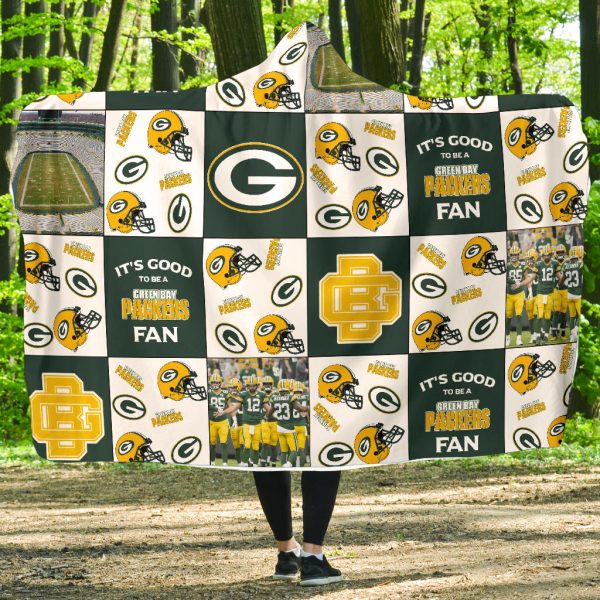 It'S Good To Be A Green Bay Packers Fan Hooded Blanket