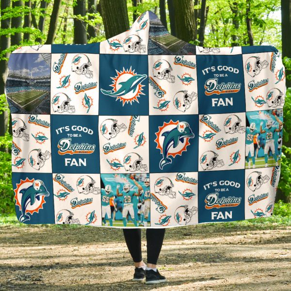 It'S Good To Be A Miami Dolphins Fan Hooded Blanket