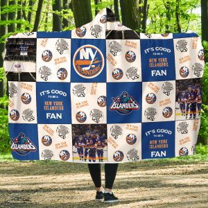 It'S Good To Be A New York Islanders Fan Hooded Blanket