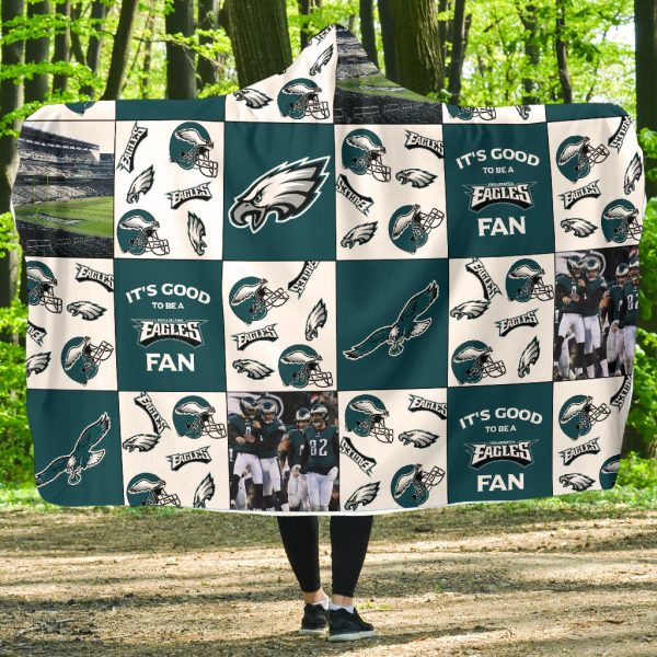 It'S Good To Be A Philadelphia Eagles Fan Hooded Blanket
