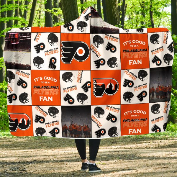 It'S Good To Be A Philadelphia Flyers Fan Hooded Blanket