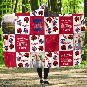 It'S Good To Be A Philadelphia Phillies Fan Hooded Blanket