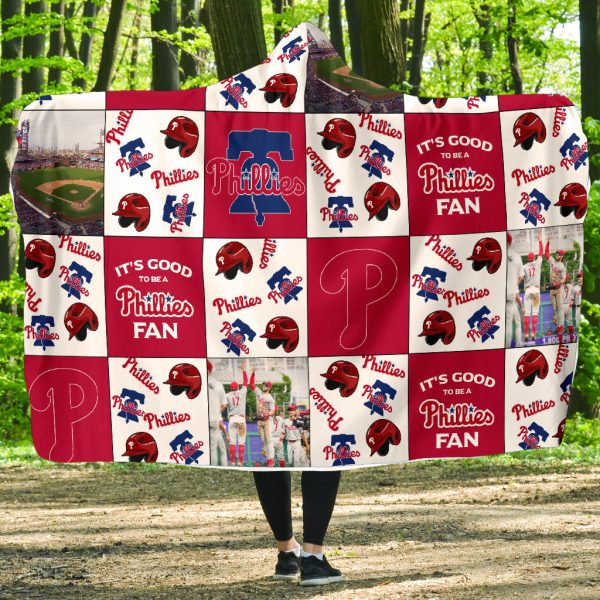 It'S Good To Be A Philadelphia Phillies Fan Hooded Blanket