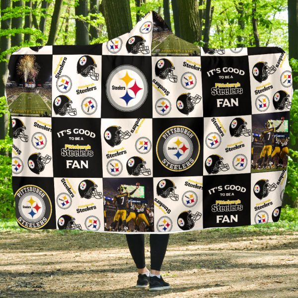 It'S Good To Be A Pittsburgh Steelers Fan Hooded Blanket