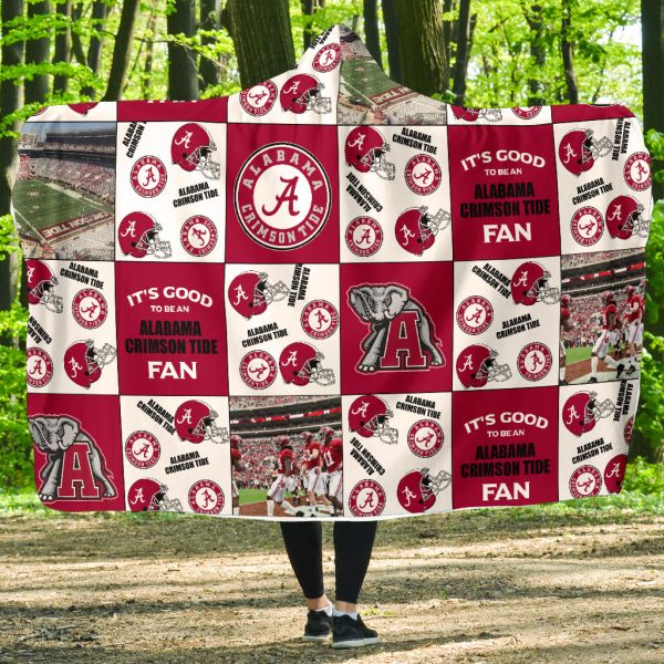 It'S Good To Be An Alabama Crimson Tide Fan Hooded Blanket