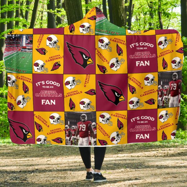 It'S Good To Be An Arizona Cardinals Fan Hooded Blanket