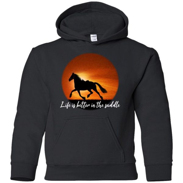 Life Is Better In The Saddle Horse Tshirt For Equestrian Lover