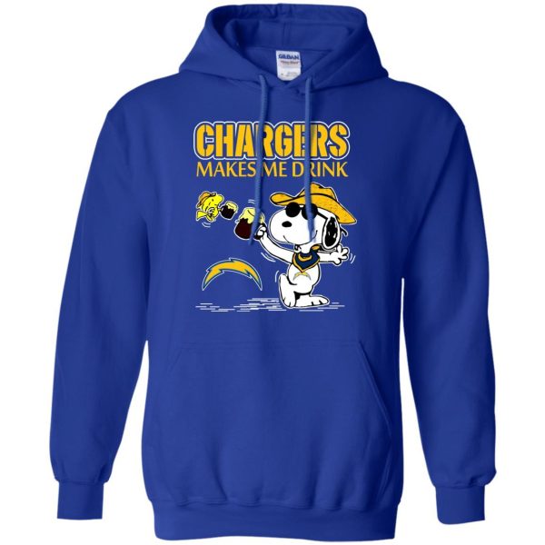 Los Angeles Chargers Make Me Drinks T-Shirt