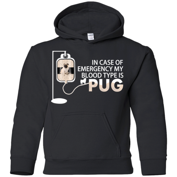 My Blood Type Is Pug T Shirts