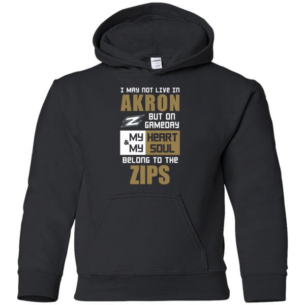 My Heart And My Soul Belong To The Akron Zips T Shirts