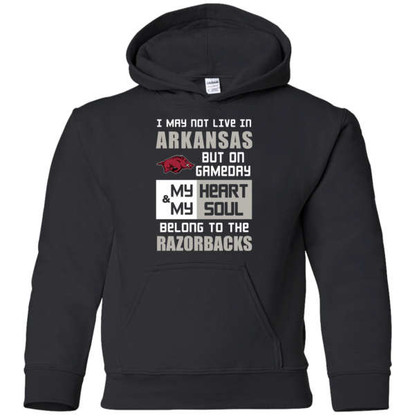 My Heart And My Soul Belong To The Arkansas Razorbacks T Shirts
