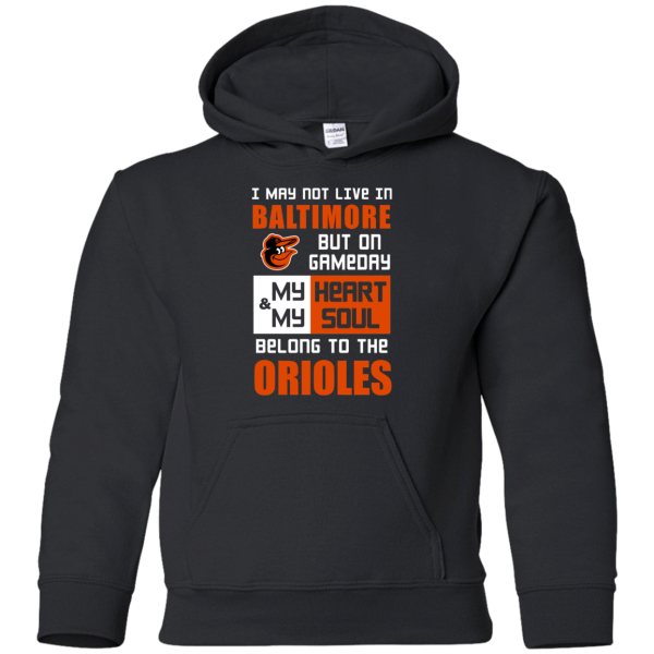 My Heart And My Soul Belong To The Baltimore Orioles T Shirts
